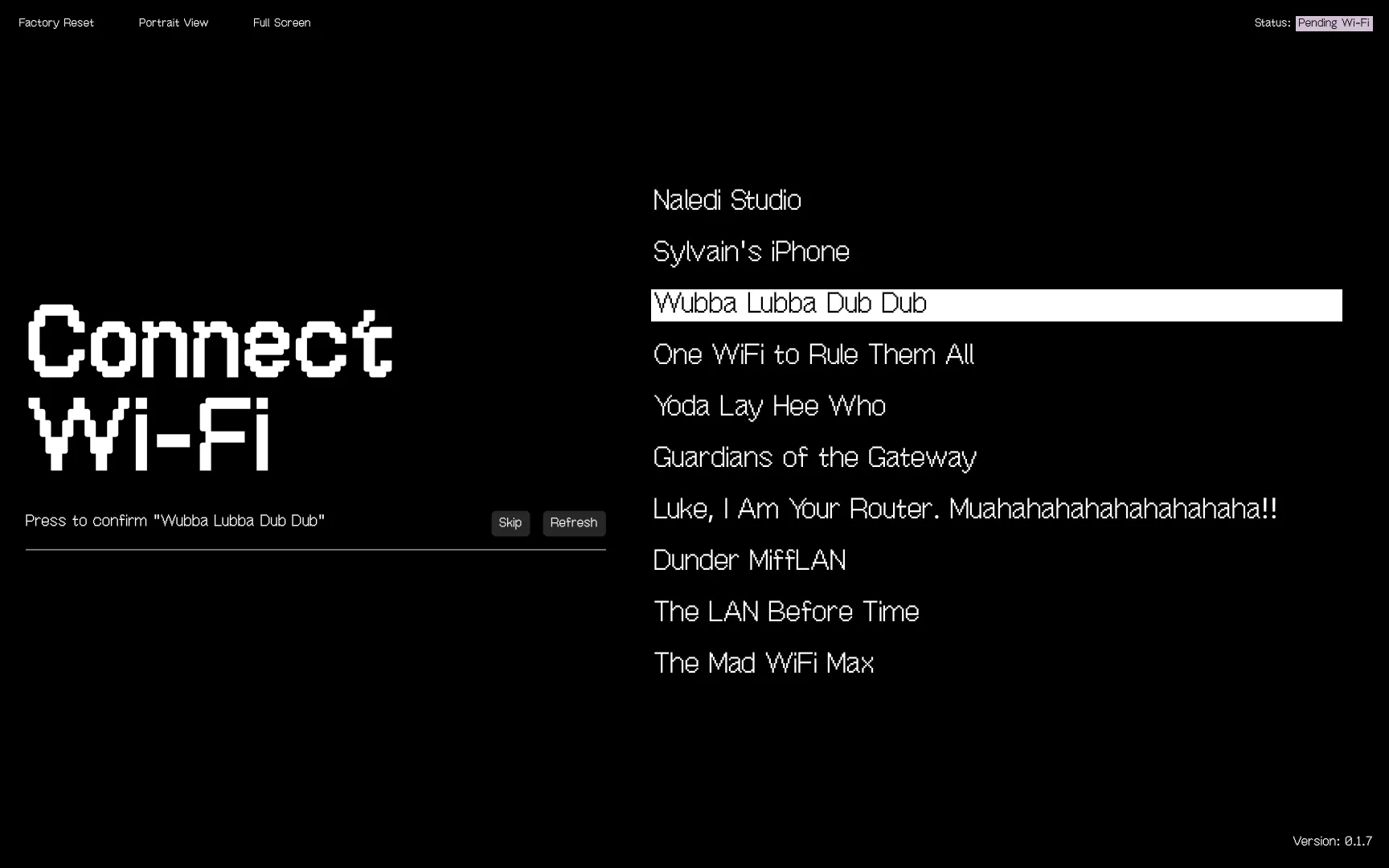 Medici App Wi-Fi Connect