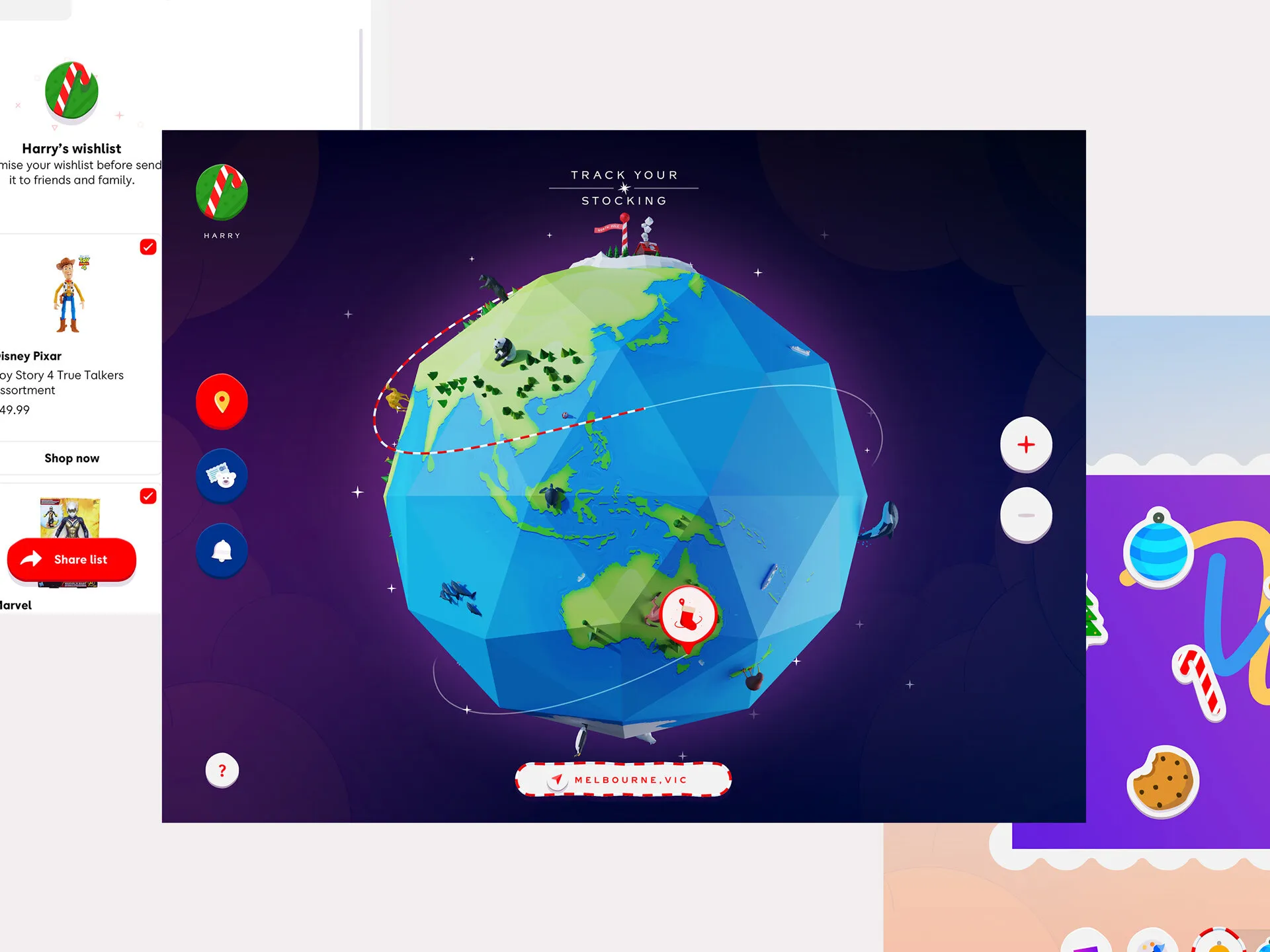 Web experience UI preview